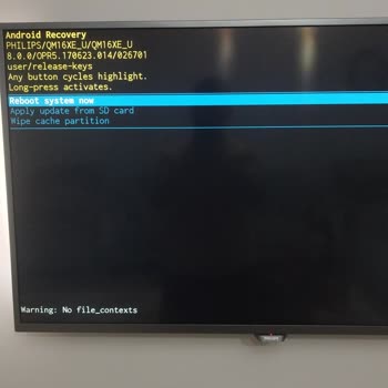 PHILIPS TV Televizyon Yazılım Hatası