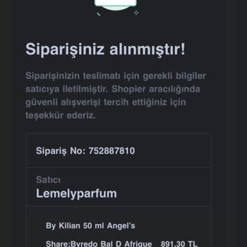Lemely Parfüm Farklı Parfüm Gönderildi