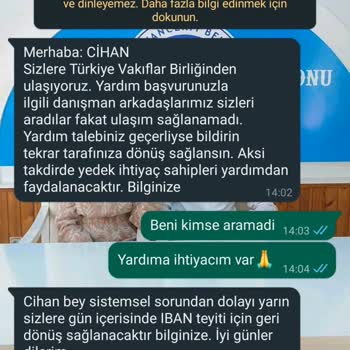 insanidestekvakfi.com T. C. Ve IBAN Bilgilerim Paylaşıldı