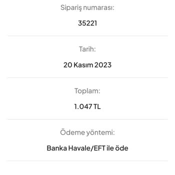Kırkıncıoğlu Mobilya Çeyiz Paketim Eksik