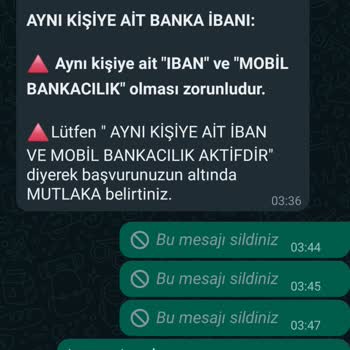 Baran Paketleme Kimlik Ve Adres Bilgilerim Alindi