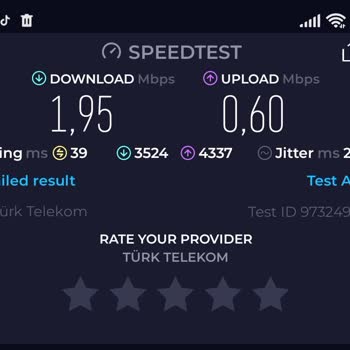 Türk Telekom Ev İnterneti 2mbps'yi Geçmiyor