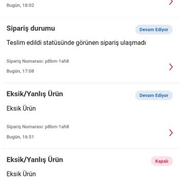 Yemeksepeti Eksik Teslimat Ve İlgisiz Müşteri Hizmetleri