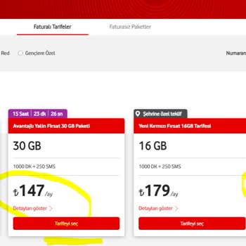 Vodafone Faturalıya Geçiş Mağduriyeti