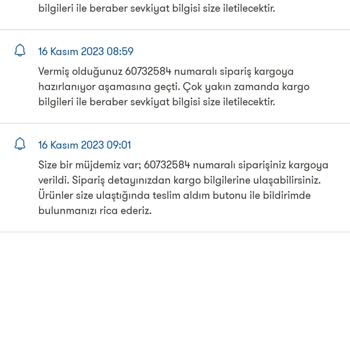 Cepte Şok Kargo Takip Numarası