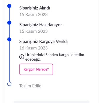 Sendeo Kargonun Umursamazlığı Ve Müşterisini Mağdur Etmesi