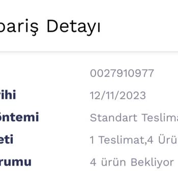 Penti Siparişim 15 Gündür Kargoya Verilmedi