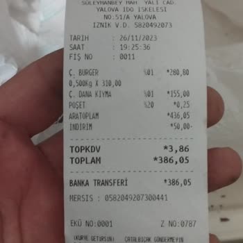 Köfteci Yusuf Eksik Sipariş Ve Çözümsüzlük.