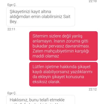 Köfteci Yusuf Eksik Sipariş Ve Çözümsüzlük.