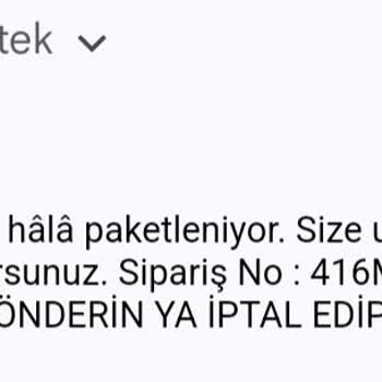 Oyku Wear 15 Gün Geçmesine Rağmen Siparişin Hâlâ Paketleniyor Görünmesi.