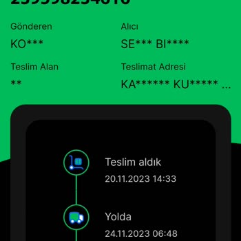 Sendeo Kargo Teslimatı Hakkında Bilgi Alamıyorum