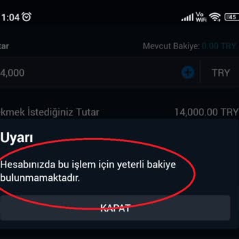 BTCTURK Hesabıma Para Aktaramıyorum