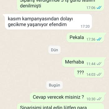 Şule Giyim Kargo Gecikmesi Ve Muhatap Alınmaması
