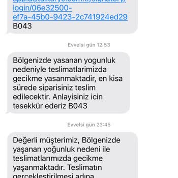 Dijital Kurye Kurye Teslimat Gecikmesi
