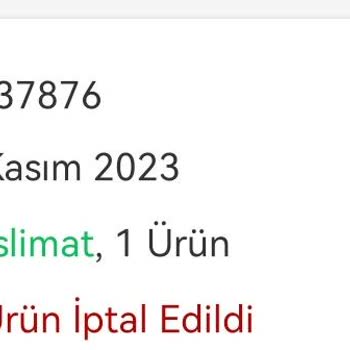Trendyol Sipariş İptali Mağduriyeti