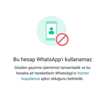 WhatsApp'tan Telefon Yasağı Yedim Giremiyorum