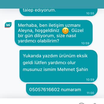 Watsons Eksik Ürün Ve İlgisiz Müşteri Hizmetleri