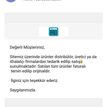 A101 Şüpheli Orijinal Olmayan Parfüm