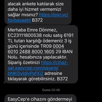 Easy Cep Telefon Parasını Yatırmadılar.