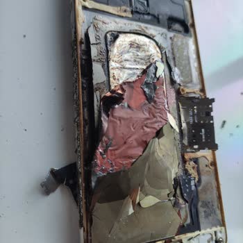 Yine Samsung Telefon Yine Bir Patlama, Yangın Tehlikesi