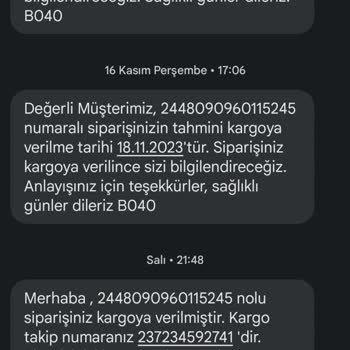 Koton Ücreti Alındığı Halde Ulaştırılmayan Sipariş