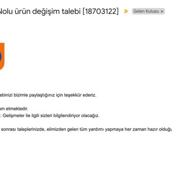 Teknosa Değişim Talebine 10 Gündür Dönüş Yapmıyor