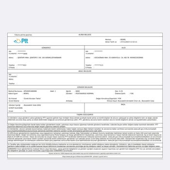 PTT Kargo PTT Edirne Merkez Şubesi Kargoları Şubede Bekletiyor