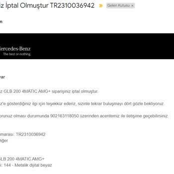 Mercedes-Benz Online Store Rezervasyon Ücret İadeleri