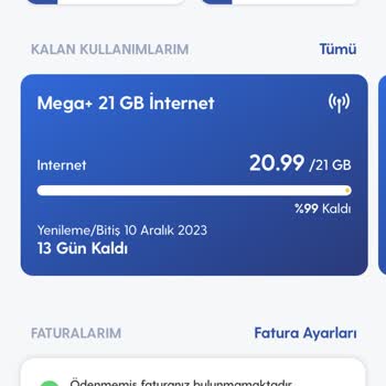 Turkcell Tarihi Erken Biten İnternet Kotasından Düşmüyor
