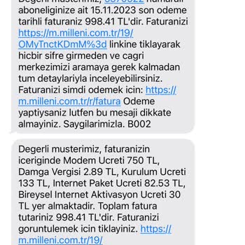 Millenicom Müşteri Hizmetleri Ve Yalan Beyan
