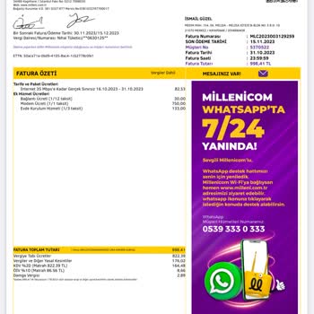 Millenicom Müşteri Hizmetleri Ve Yalan Beyan