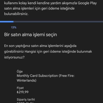 Garena Free Fire Aylık Üyelik Verilmedi