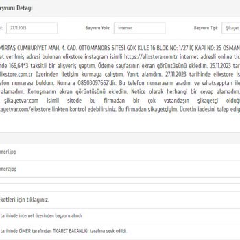 Ürün Gönderilmiyor. Elixstore' A Ulaşılmıyor.