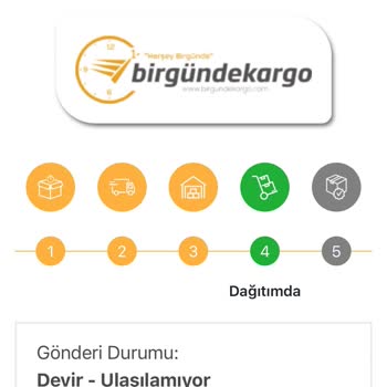 Bir Günde Kargo - Teslim Edilmeyen Ürün