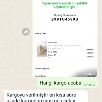 Selin Shoes Ürün Gelmedi Parasını Aldılar. Fakat Ürün Ortada Yok