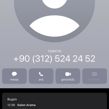 0312 524 24 52 03125242452 Beni De Aradı