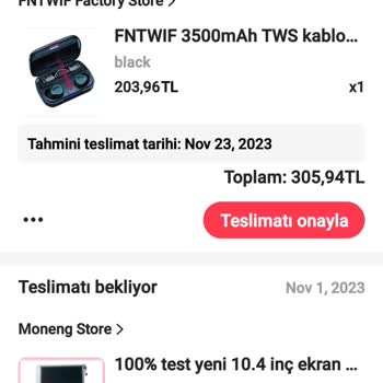 Aliexpress Ürüne El Koyma