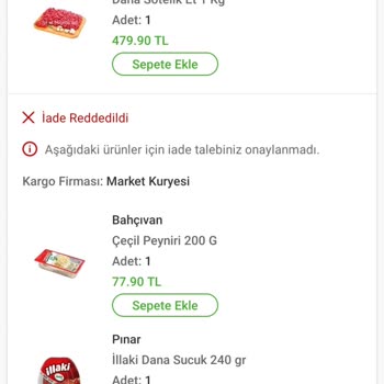 Trendyol Hızlı Market Migros Sanal Market Eksik Ürün Getirdi