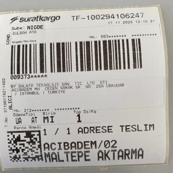 Sürat Kargo 10 Gündür Bir Kargoyu Götüremediler