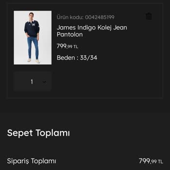 Mavi İndirimli Ürünün Gönderilmemesi