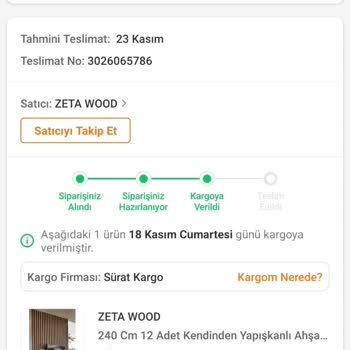 Sürat Kargo Kargom 5 İş Günü Gecikti Şubeye Ulaşamıyorum