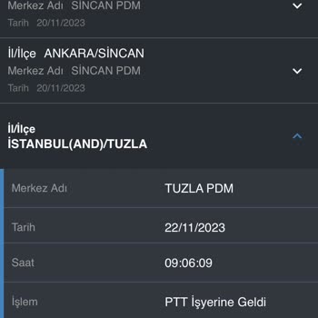 PTT Kargo Tuzla PDM Çalışmıyor!