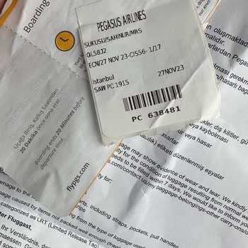 Pegasus Hava Yolları Bagaj Hasarı