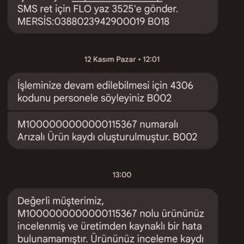 Kinetix Ürün Hatası Tüylenme 1 Hafta İçerisinde Oluştu