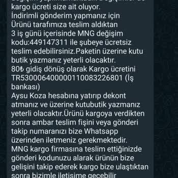 Kutu Butik Ürün Değişimi Yapılmamakta