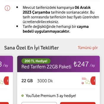 Vodafone Hakkım Olan Kuponu Vermiyor!