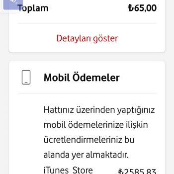 Vodafone Pay Faturam Başkasının Alışverişine Kesilmiş!