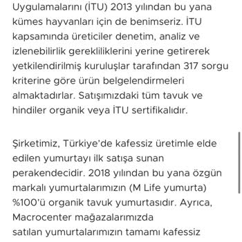 Migros Müşterilerine Yalan Söylüyor