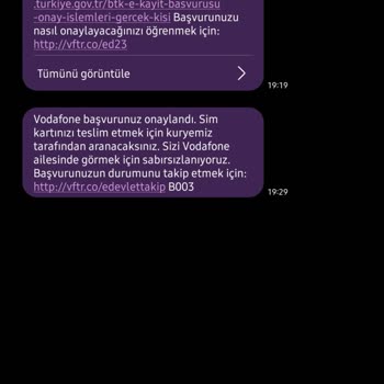 Vodafone Numara Taşıma, Sim Kart Gönderimi