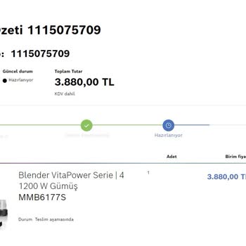 Bosch Stoklu Ürünü Kargoya Vermiyor!